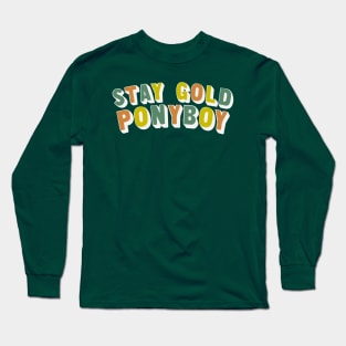 Stay Gold Ponyboy Long Sleeve T-Shirt